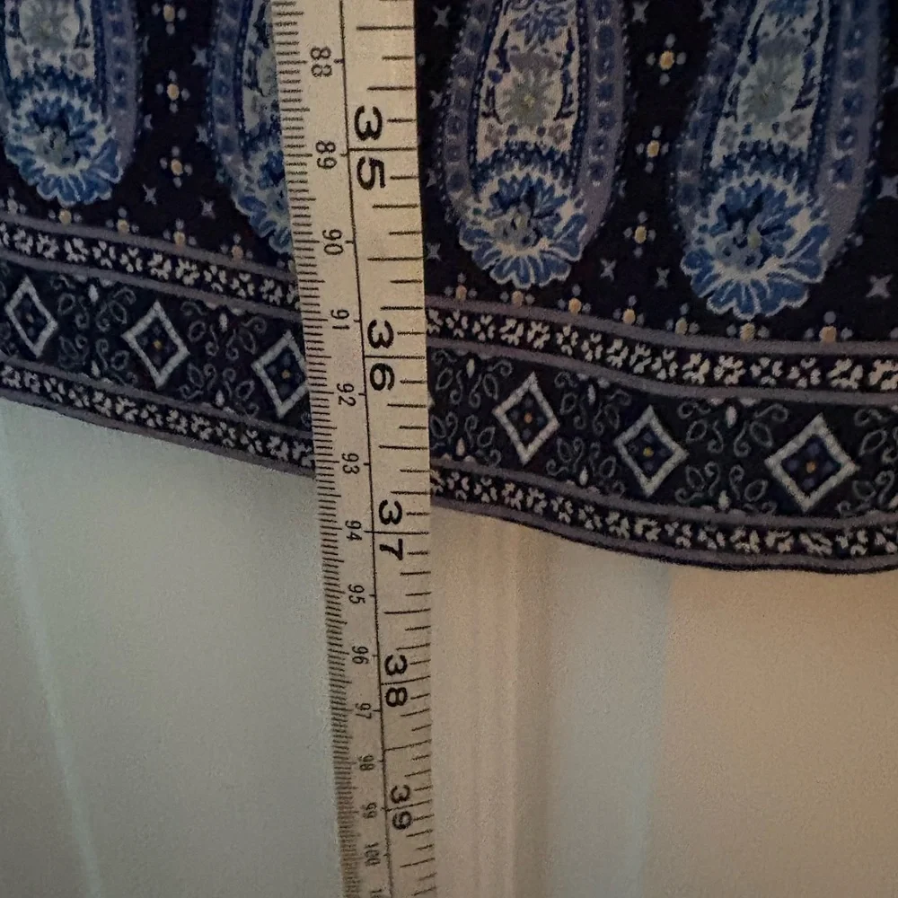 Old Navy Blue and White Sheath Dress - Picture 8 of 8